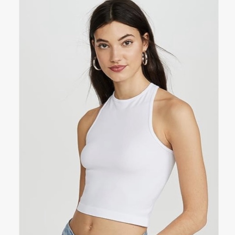 Free People Hayley Racerback Brami, white, XS, NWT, FP intimately